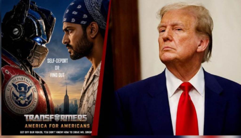 You Dont Know How to Drive Mr Singh Sikhs and Punjabis Outraged Over Trump Administration Poster Accused of Racism